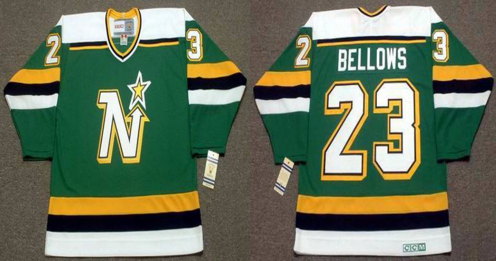 2019 Men Dallas Stars 23 Bellows Green CCM NHL jerseys